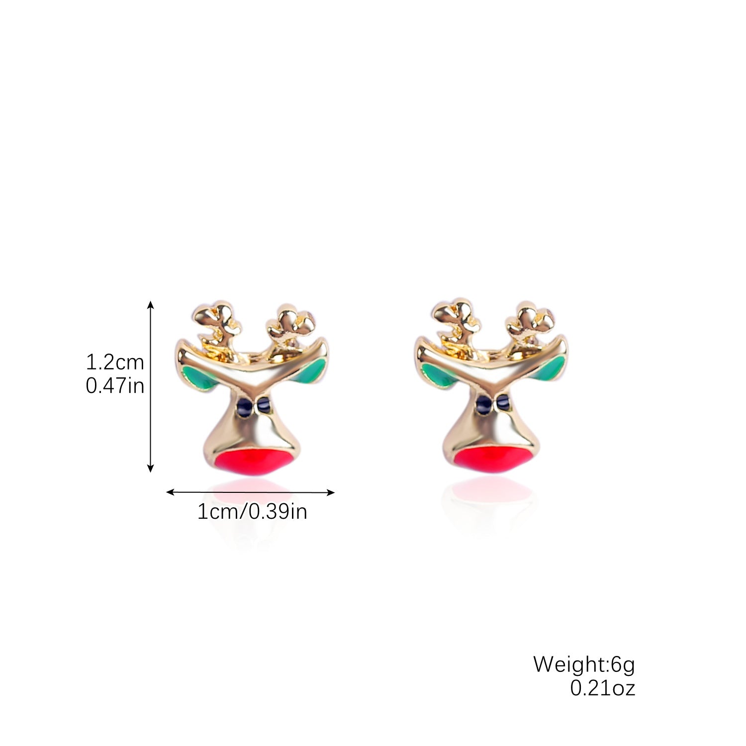 Wholesale Christmas Earrings Set with Diamond Snowflake Christmas Alloy Earrings